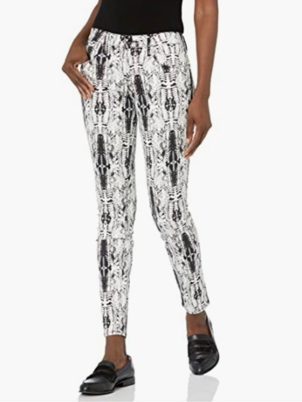 Sz 27 Genetic Black & White Skinny Pants